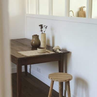 Tabouret en bambou