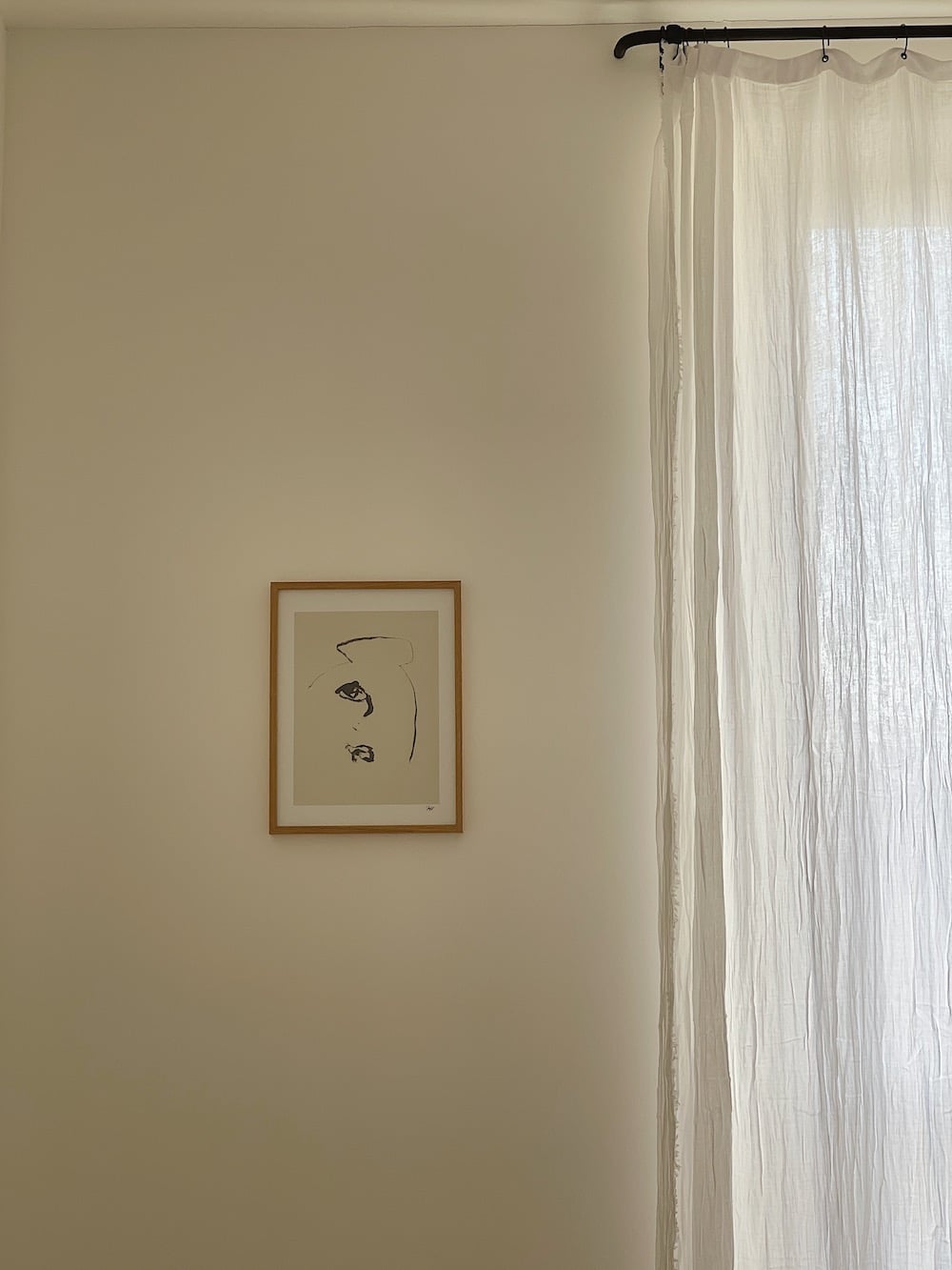 Rideaux voile de coton