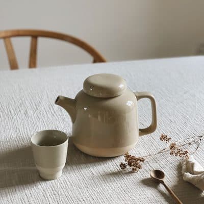 Théière en grès