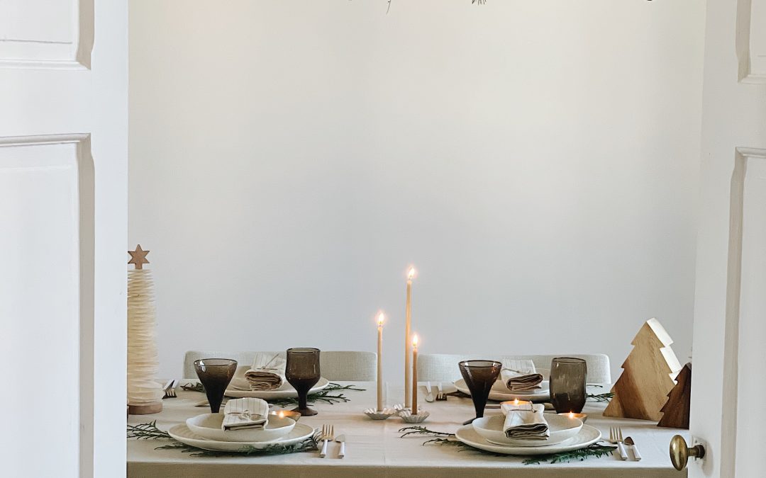 5 conseils pour une table de fêtes slow déco