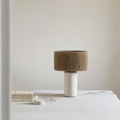 Lampe béton fait main
